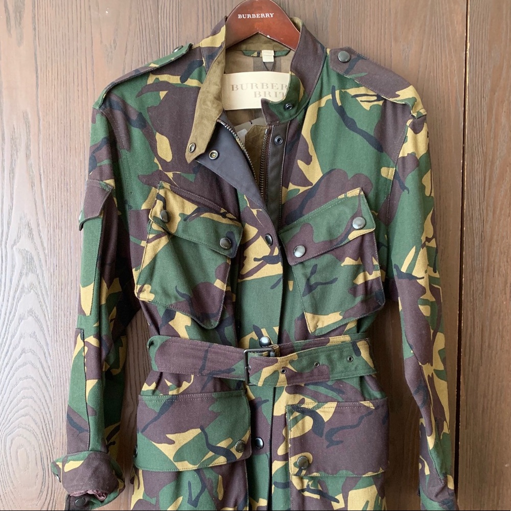 Burberry Camouflage Trench Coat